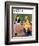 "Parent - Teacher Conference" Saturday Evening Post Cover, December 12, 1959-Amos Sewell-Framed Giclee Print