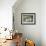 Parent with chick. Gentoo penguin on the Falkland Islands.-Martin Zwick-Framed Photographic Print displayed on a wall