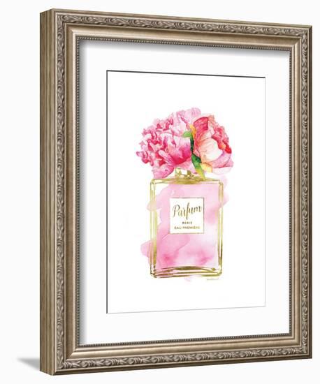 Parfume Pink with Peony-Amanda Greenwood-Framed Premium Giclee Print