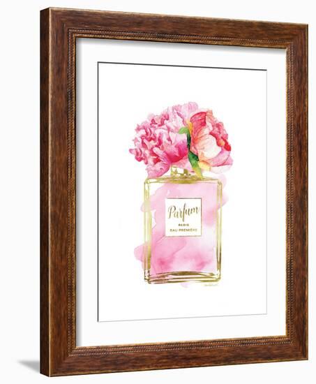 Parfume Pink with Peony-Amanda Greenwood-Framed Art Print