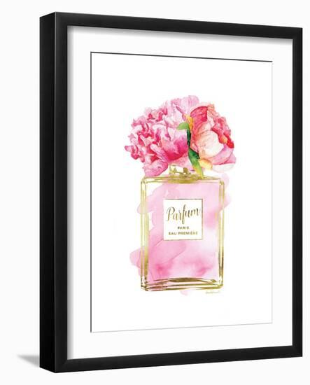 Parfume Pink with Peony-Amanda Greenwood-Framed Art Print