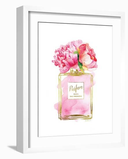 Parfume Pink with Peony-Amanda Greenwood-Framed Art Print