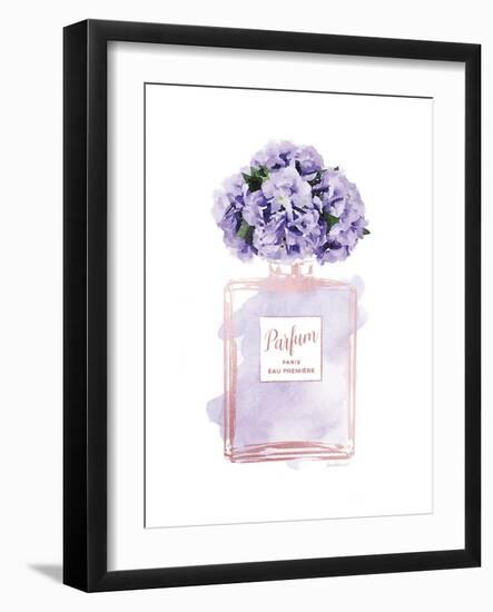 Parfume Violet with Hydrangea-Amanda Greenwood-Framed Art Print