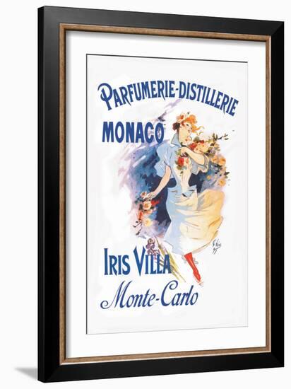 Parfumerie-Distillerie, Monaco-Jules Ch?ret-Framed Art Print