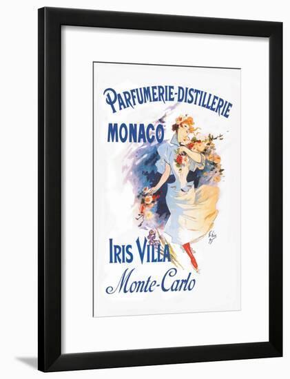 Parfumerie-Distillerie, Monaco-Jules Ch?ret-Framed Art Print