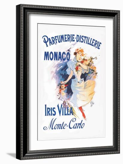 Parfumerie-Distillerie, Monaco-Jules Ch?ret-Framed Art Print