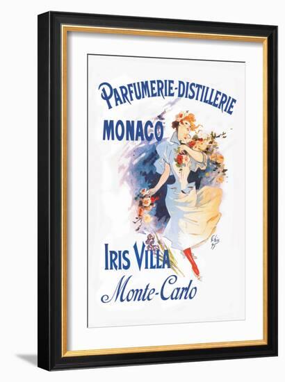 Parfumerie-Distillerie, Monaco-Jules Ch?ret-Framed Art Print