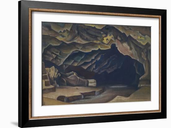 Parinirvana, 1935-1936-Nicholas Roerich-Framed Giclee Print