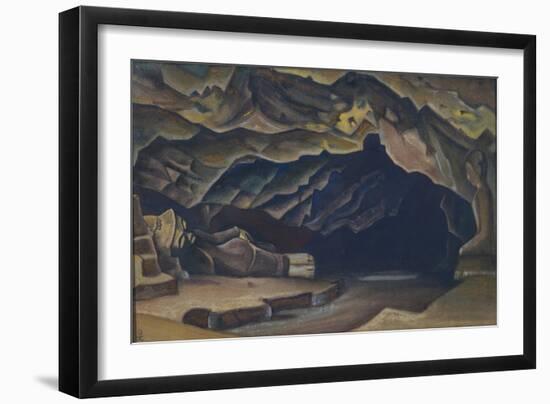 Parinirvana, 1935-1936-Nicholas Roerich-Framed Giclee Print