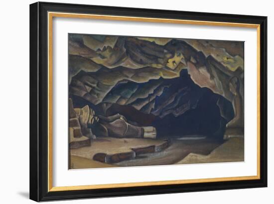 Parinirvana, 1935-1936-Nicholas Roerich-Framed Giclee Print