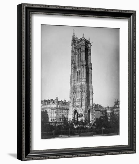 Paris, 1857-1859 - The Tour St. Jacques-Gustave Le Gray-Framed Art Print