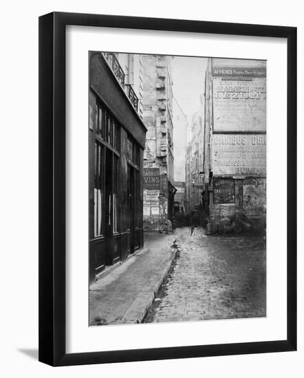 Paris, 1860-1870 - Rue Tirechappe-Charles Marville-Framed Art Print