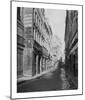 Paris, 1865 - Rue des Bourdonnais de la rue de Rivoli-Charles Marville-Mounted Art Print