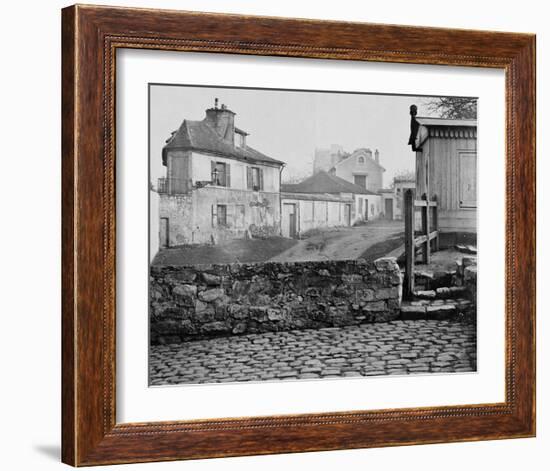 Paris, 1865 - The Impasse de l'Essai at the Horse Market-Charles Marville-Framed Art Print