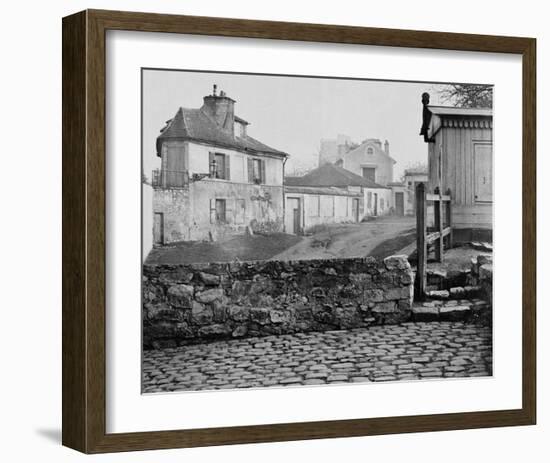 Paris, 1865 - The Impasse de l'Essai at the Horse Market-Charles Marville-Framed Art Print