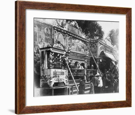 Paris, 1898 - Animal Circus, Fete des Invalides-Eugene Atget-Framed Art Print