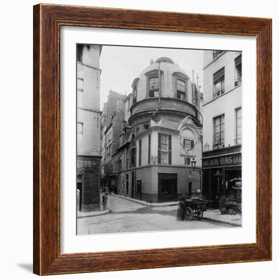 Paris, 1898 - The Old School of Medicine, rue de la Bûcherie-Eugene Atget-Framed Art Print