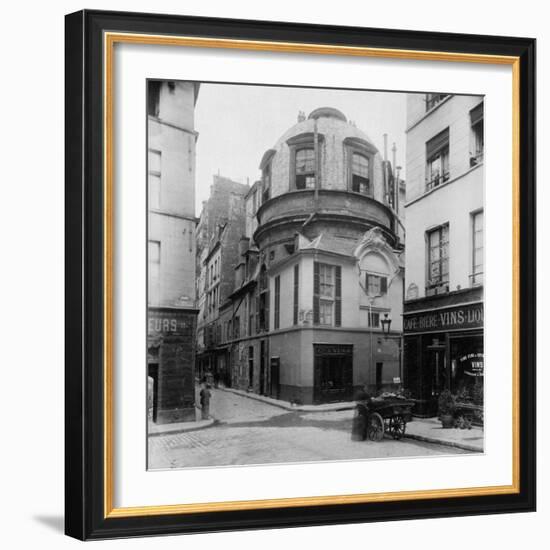 Paris, 1898 - The Old School of Medicine, rue de la Bûcherie-Eugene Atget-Framed Art Print