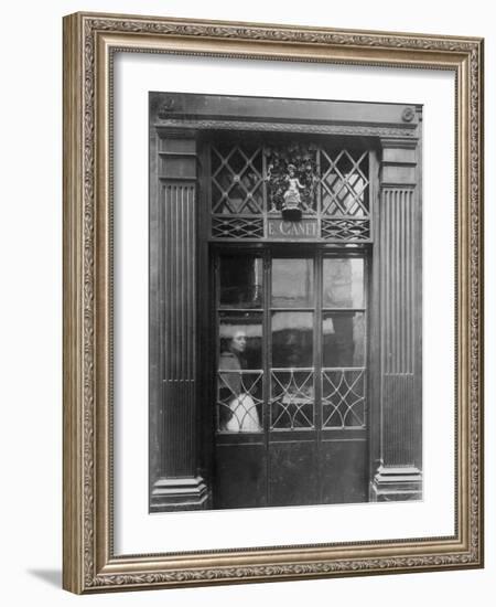 Paris, 1901-1902 - Petit Bacchus, rue St. Louis en l'Ile-Eugene Atget-Framed Art Print