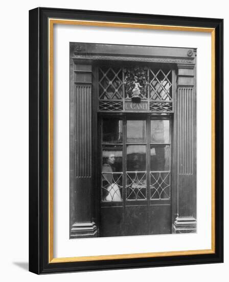 Paris, 1901-1902 - Petit Bacchus, rue St. Louis en l'Ile-Eugene Atget-Framed Art Print