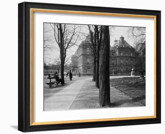 Paris, 1902-1903 - Luxembourg Gardens-Eugene Atget-Framed Art Print