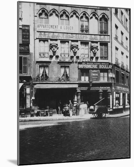 Paris, 1903 - House on the Place du Caire-Eugene Atget-Mounted Art Print