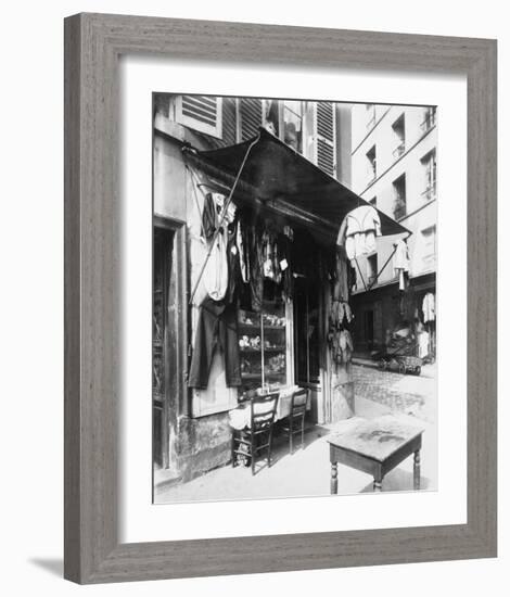 Paris, 1911 - Costume Shop, rue de la Corderie-Eugene Atget-Framed Art Print