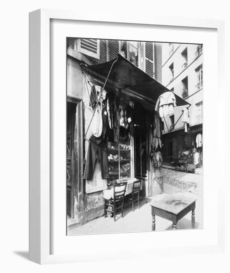Paris, 1911 - Costume Shop, rue de la Corderie-Eugene Atget-Framed Art Print
