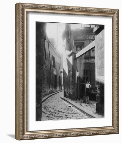 Paris, 1911 - Metalworker's Shop, passage de la Reunion-Eugene Atget-Framed Art Print