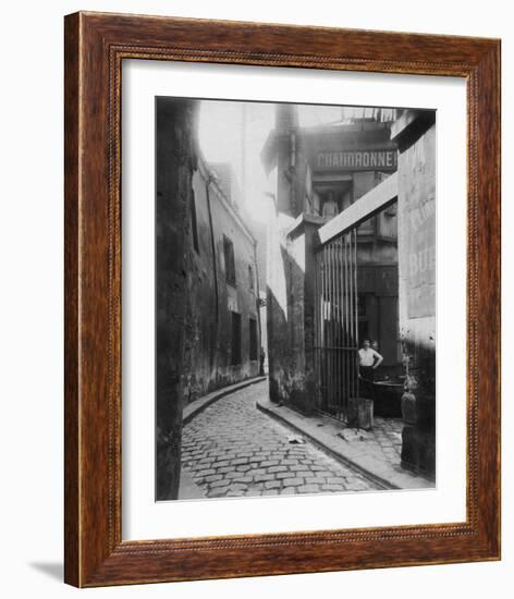 Paris, 1911 - Metalworker's Shop, passage de la Reunion-Eugene Atget-Framed Art Print