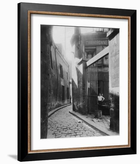 Paris, 1911 - Metalworker's Shop, passage de la Reunion-Eugene Atget-Framed Art Print