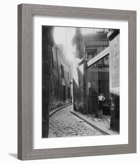 Paris, 1911 - Metalworker's Shop, passage de la Reunion-Eugene Atget-Framed Art Print