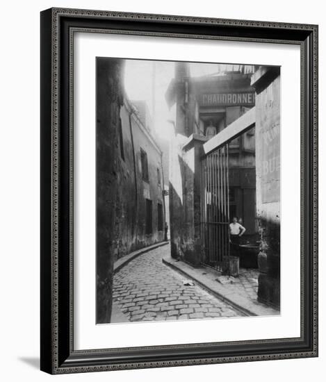 Paris, 1911 - Metalworker's Shop, passage de la Reunion-Eugene Atget-Framed Art Print