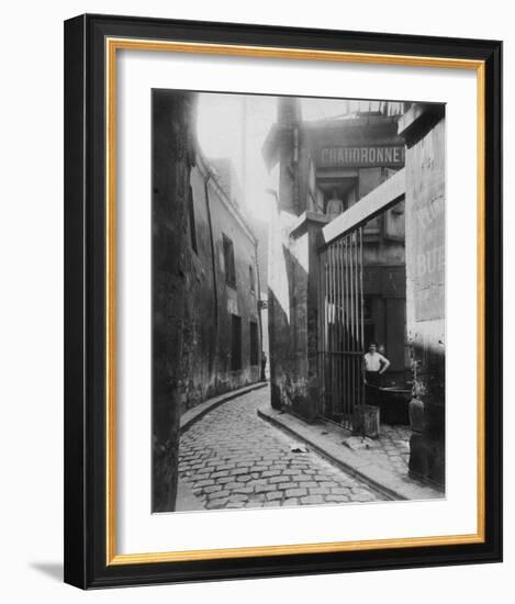 Paris, 1911 - Metalworker's Shop, passage de la Reunion-Eugene Atget-Framed Art Print