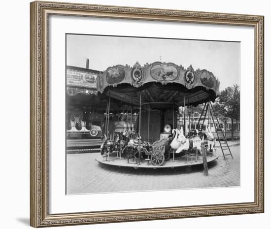 Paris, 1923 - Fete du Travail, Street Fair-Eugene Atget-Framed Art Print