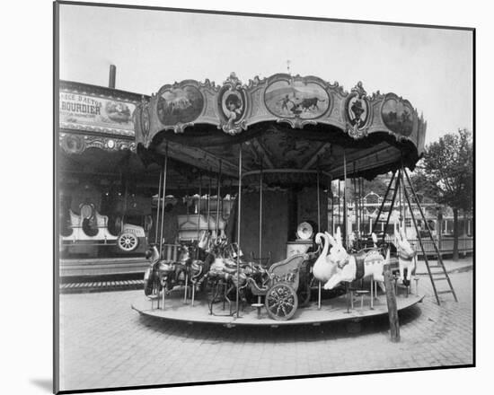 Paris, 1923 - Fete du Travail, Street Fair-Eugene Atget-Mounted Art Print