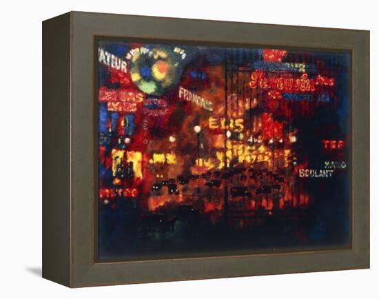 Paris, 1927 (Oil on Canvas)-Augusto Giacometti-Framed Premier Image Canvas