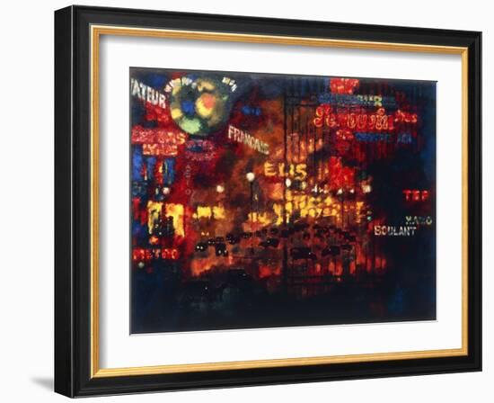 Paris, 1927 (Oil on Canvas)-Augusto Giacometti-Framed Giclee Print