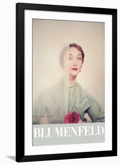 Paris (1950) Look-Erwin Blumenfeld-Framed Collectable Print