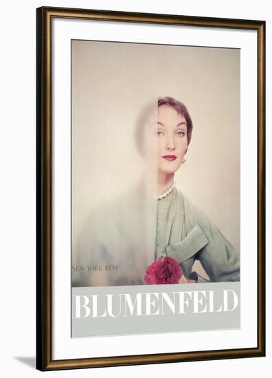 Paris (1950) Look-Erwin Blumenfeld-Framed Collectable Print