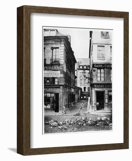 Paris 4 Rue De Breteuil, View Taken from Rue Reaumur Towards Rue Vaucanson, 1858-78-Charles Marville-Framed Giclee Print