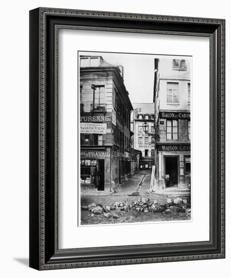 Paris 4 Rue De Breteuil, View Taken from Rue Reaumur Towards Rue Vaucanson, 1858-78-Charles Marville-Framed Giclee Print