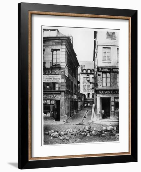 Paris 4 Rue De Breteuil, View Taken from Rue Reaumur Towards Rue Vaucanson, 1858-78-Charles Marville-Framed Giclee Print