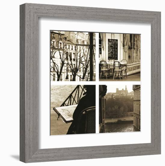 Paris a la Seine-Marina Drasnin Gilboa-Framed Giclee Print