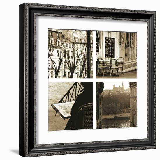 Paris a la Seine-Marina Drasnin Gilboa-Framed Giclee Print