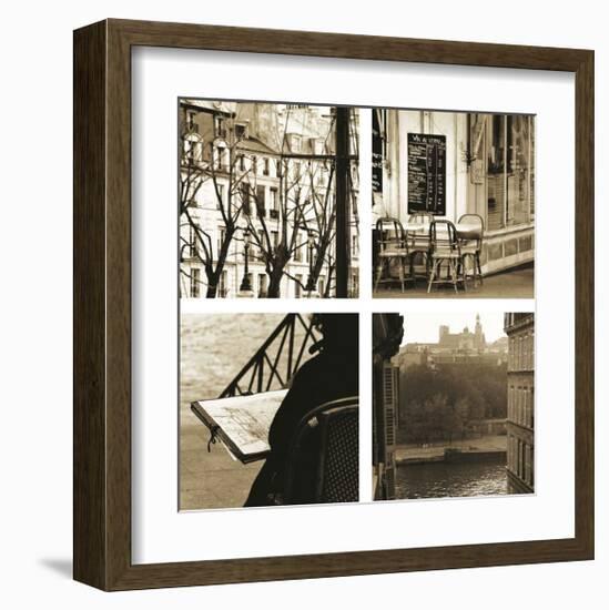 Paris a la Seine-Marina Drasnin Gilboa-Framed Giclee Print