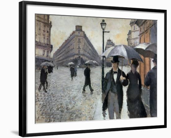 Paris, a Rainy Day, 1877-Gustave Caillebotte-Framed Art Print