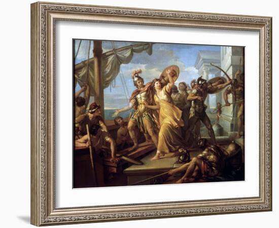 Paris Abducting Helen, C1782-C1784-Gavin Hamilton-Framed Giclee Print