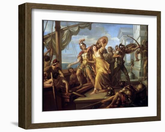 Paris Abducting Helen, C1782-C1784-Gavin Hamilton-Framed Giclee Print