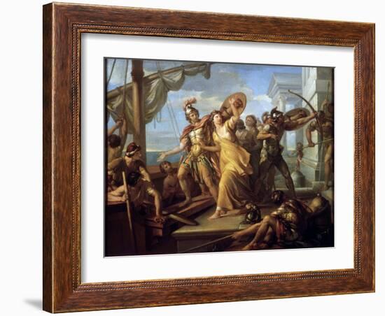 Paris Abducting Helen, C1782-C1784-Gavin Hamilton-Framed Giclee Print